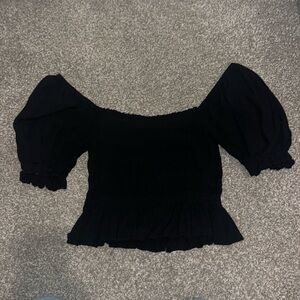 Off The Shoulder Ruffle Top